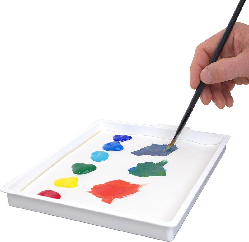 Masterson Sta-Wet Handy Palette - Airtight Paint Palette for Keeping Acrylics Fresh, 8.5 x 7 Inches, Made in USA - Image 5